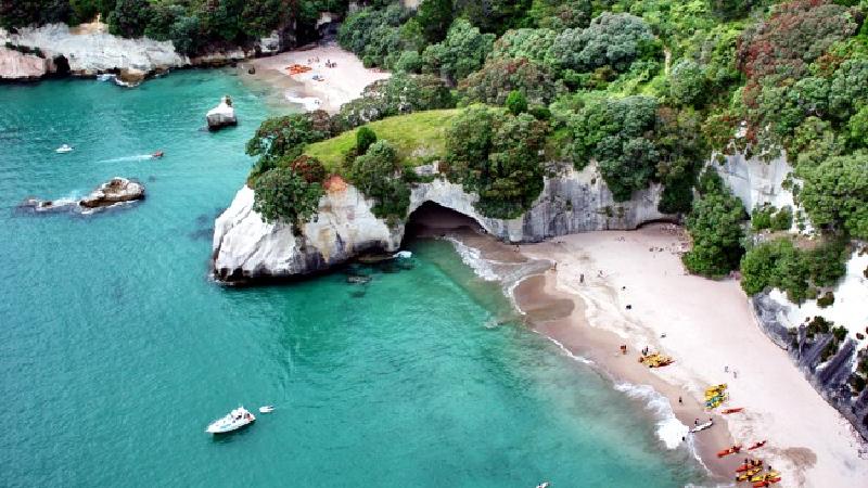 Hike the coastal track into Narnia/Cathedral Cove. Dig your own toasty spa in the natural springs at Hot Water Beach. Summit Mount Paku for amazing views. The Coromandel Day Trip is one to remember.